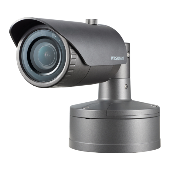 Hanwha Techwin WISENET XNO-6080R Quick Manual