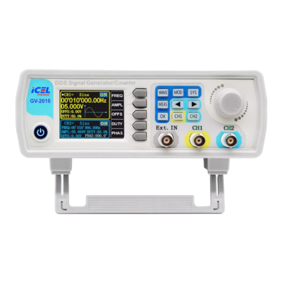 Icel Manaus GV-2015 User's Operation Manual