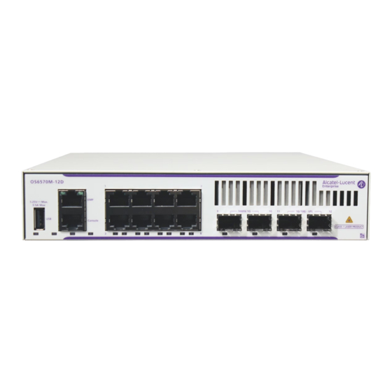Alcatel-Lucent OmniSwitch OS6570M-U28 Hardware User's Manual
