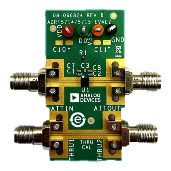 Analog Devices EVAL-ADRF5714 User Manual