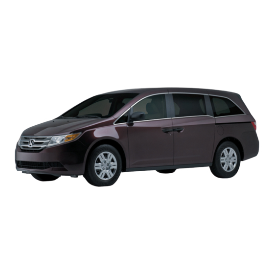 Honda 2011 odyssey EX-L Technology Reference Manual