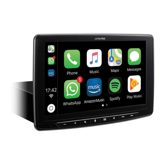 Alpine iLX-F903D Quick Reference Manual