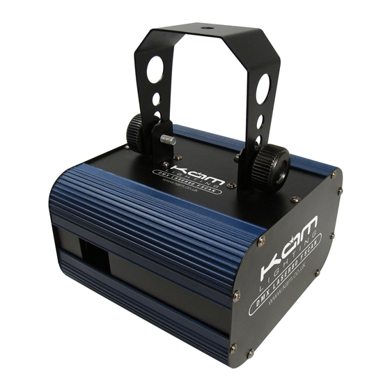 KAM DMX Laser80 FScan Instruction Manual