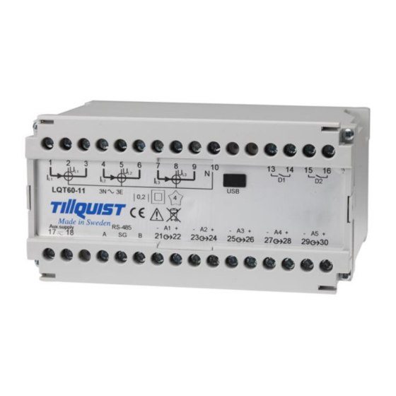 TILLQUIST LQT60 User Manual