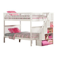 READY To ASSEMBLE STAIRCASE BOOKSHELF BUNK BED Assembly Instructions Manual