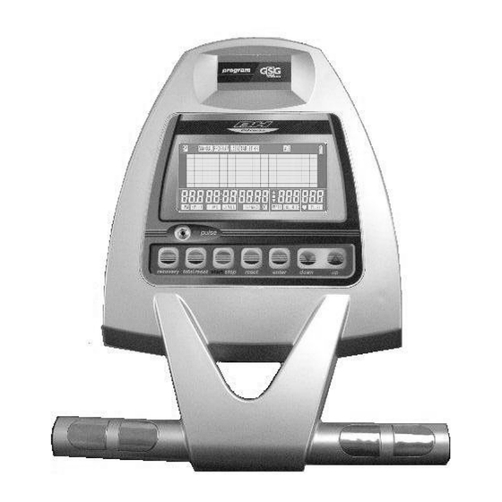 BH FITNESS G2465 Manual