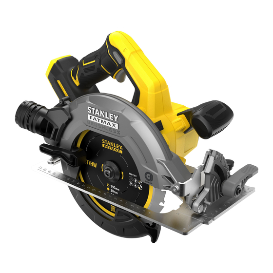 User Manuals: Stanley FATMAX SFMCS550 Circular Saw