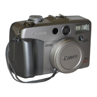 Canon PowerShot G1 Manual