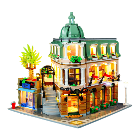 GAME OF BRICKS Boutique Hotel 10297 Instruction Manual