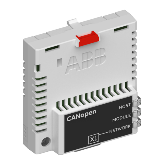 ABB FCAN-01 Quick Installation And Start-Up Manual