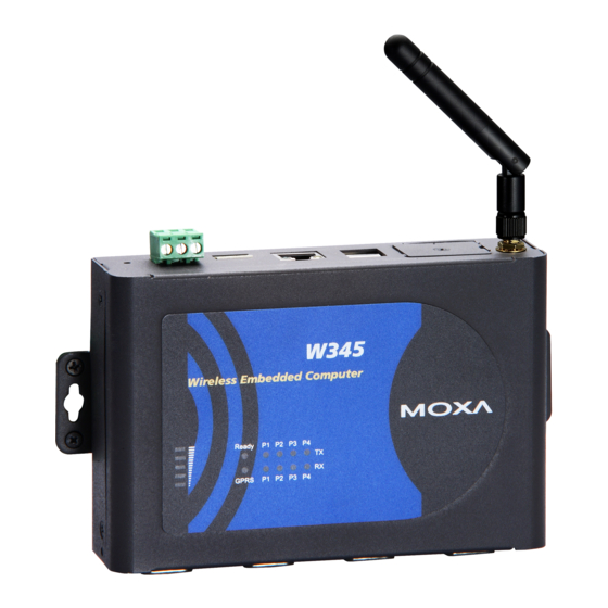 Moxa Technologies W345 Quick Installation Manual