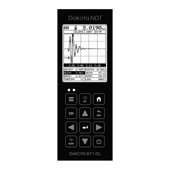Dakota NDT BT1-DL Operation Manual