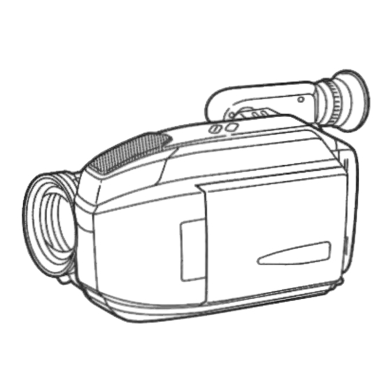 Quasar PalmSight Palmcorder VML458 Owner's Manual
