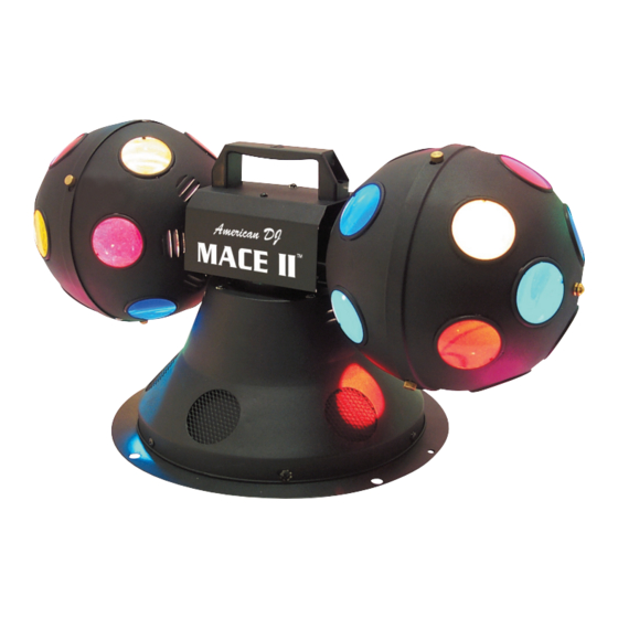 American DJ MACE II User Instructions
