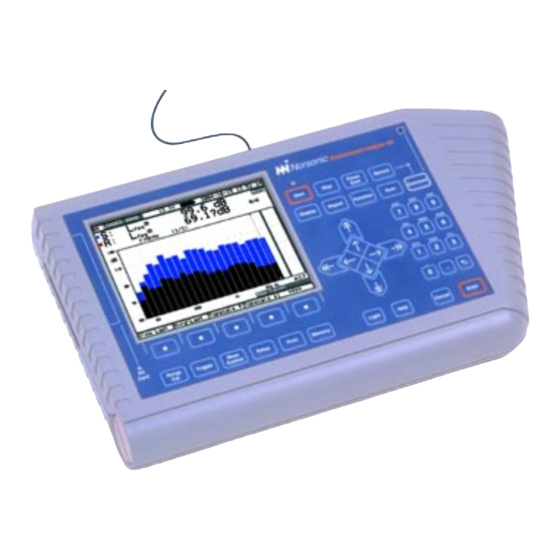Norsonic nor121 Instruction Manual