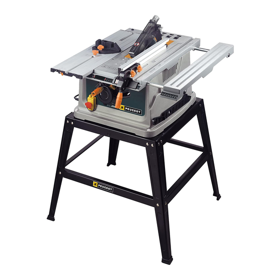 PEUGEOT EnergySaw-254C Using Manual