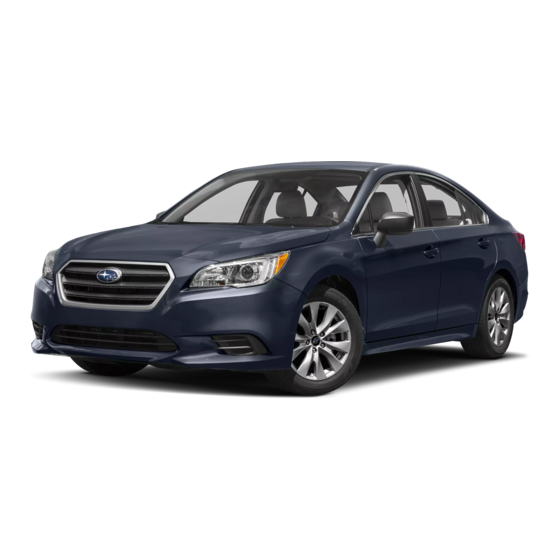 Subaru 2017 Legacy Owner's Manual