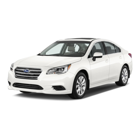 Subaru 2017 Legacy Owner's Manual