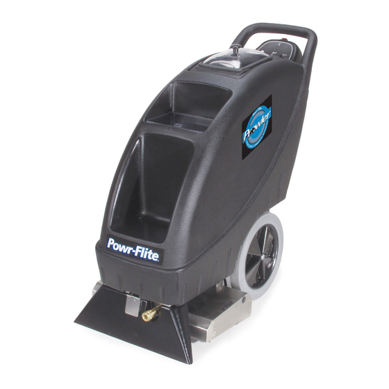 Powr-Flite PFX900S Operators Manual And Parts Lists