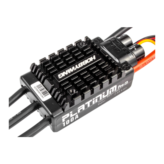 Hobbywing Platinum-100A-V3 User Manual