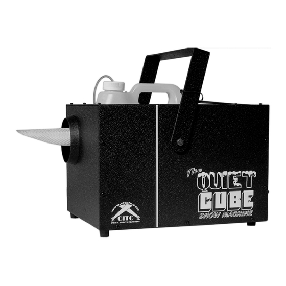 CITC QUIET CUBE 100258 Operating Instructions Manual