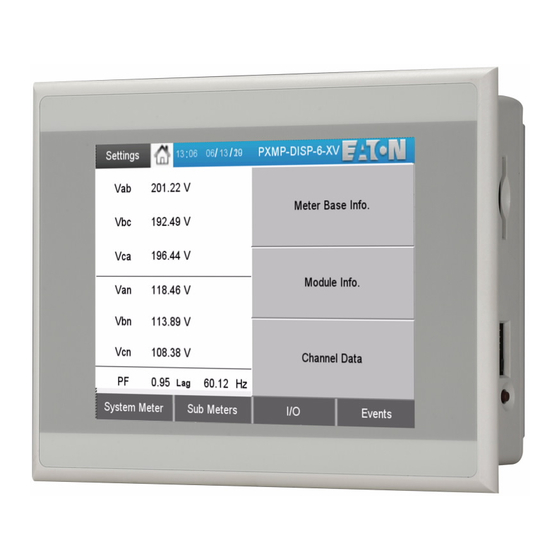 Eaton PXMP Series Quick Start Manual