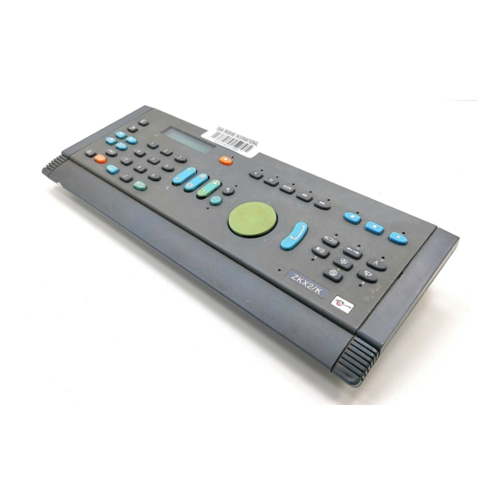 Baxall ZKX2-K Installation And Operating Instructions Manual