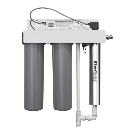 Viqua Sterilight PLATINUM SPV410-IHS22 Owner's Manual