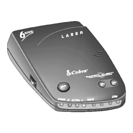Cobra ESD6000 Installing And Using