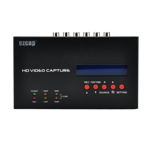 EzCAP ezcap283 Quick Start Manual