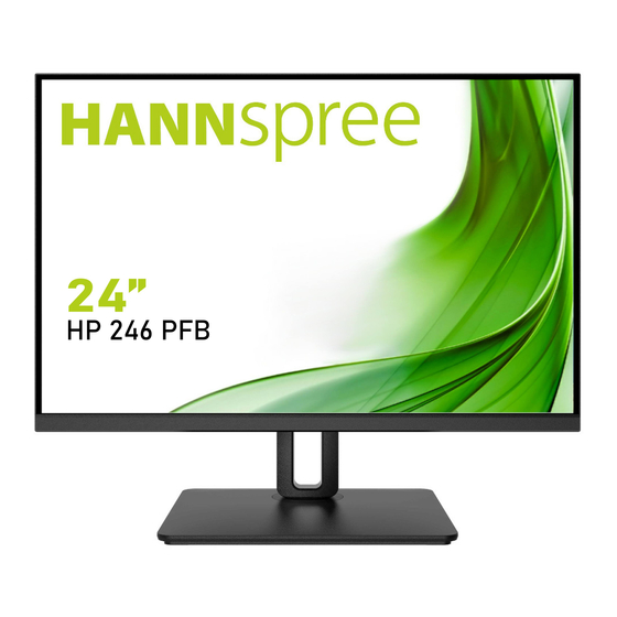 HANNspree HP246PFB User Manual