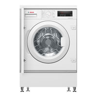 Bosch WIW28302GB User Manual And Installation Instructions