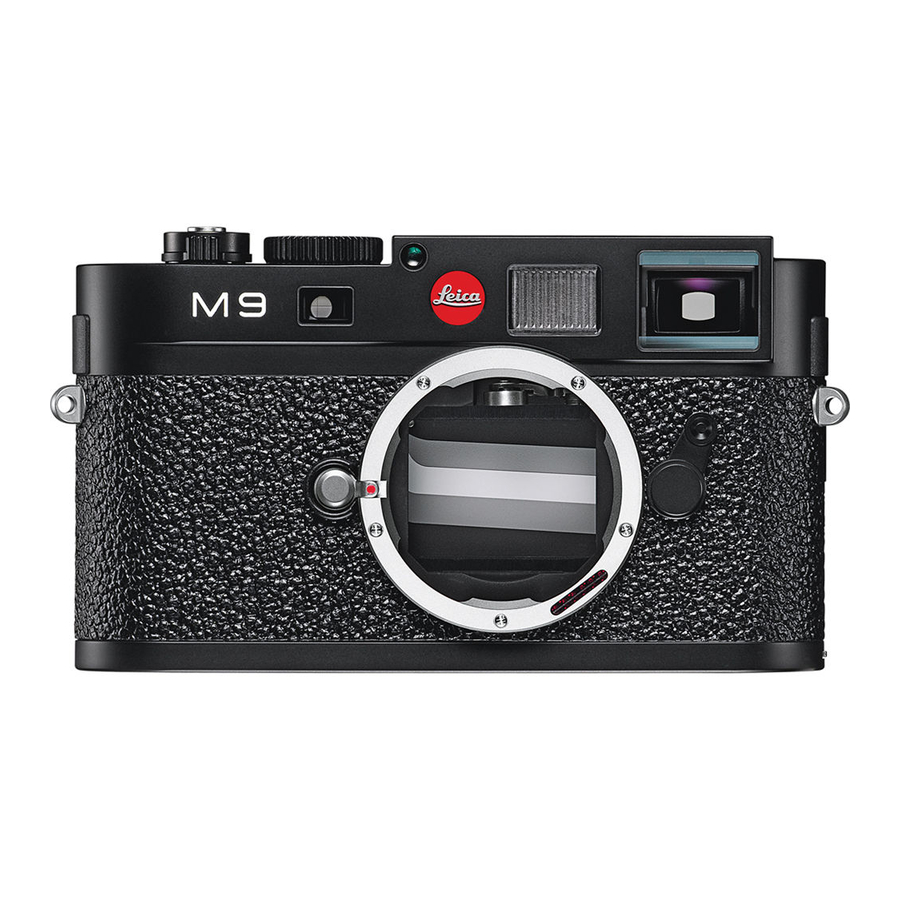 Leica M9 Instructions Manual