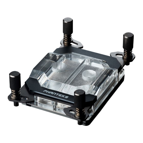 Phanteks Glacier C399A Installation Manual