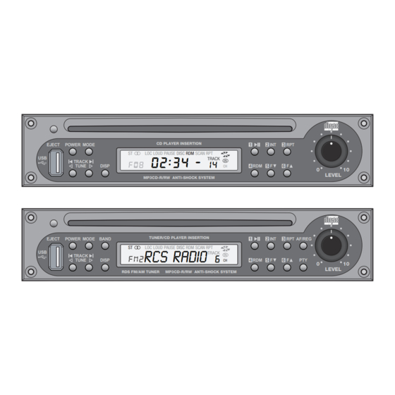 RCS CDP-10 USB Manuals