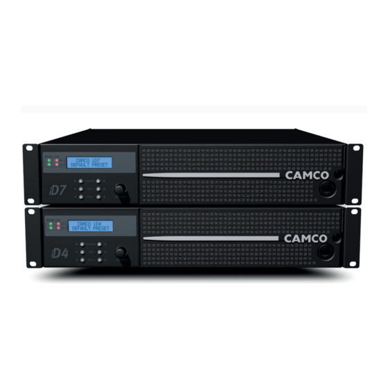 Camco iD-Series User Manual