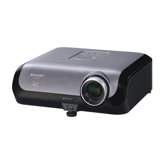 Sharp XG-MB55X Service Manual