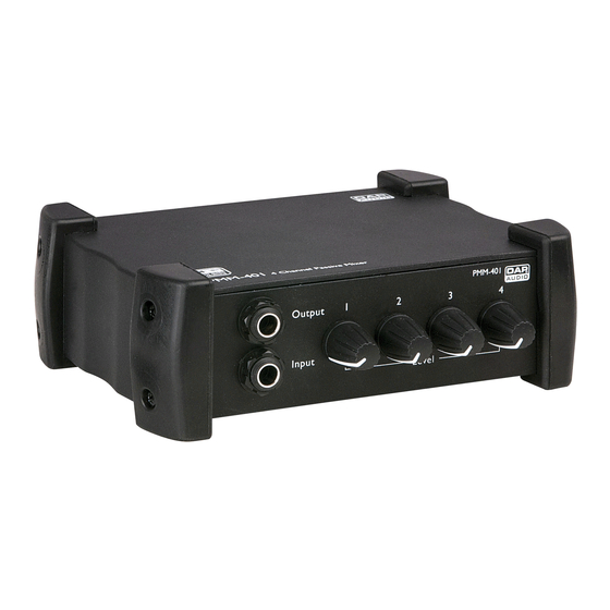 DAPAudio PMM-401 Manual
