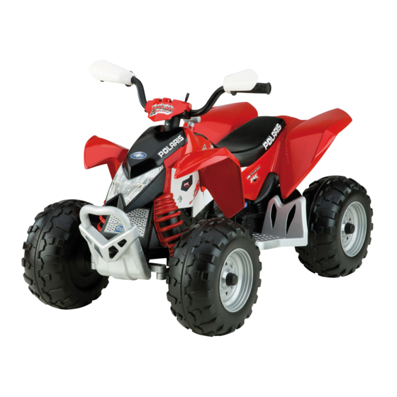 Peg-Perego Polaris Outlaw Use And Care Manual
