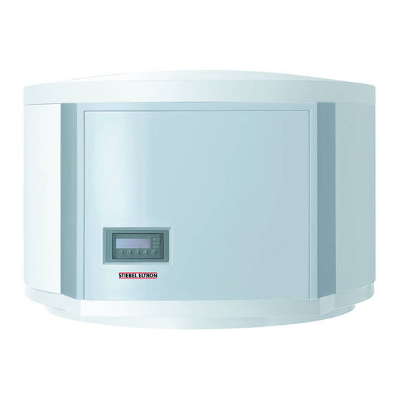 STIEBEL ELTRON WWS 20 Operation And Installation