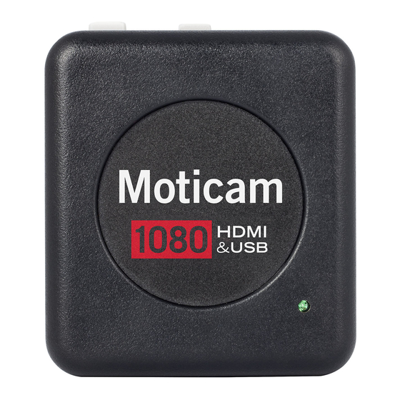 Motic D-Moticam 1080 Quick Start Manual