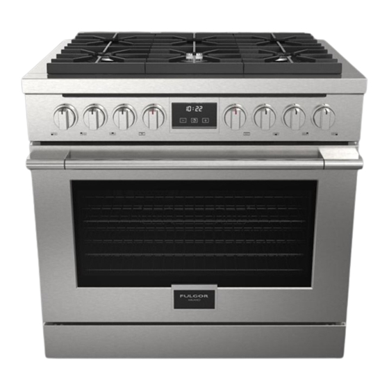 Fulgor Milano Accento F4PGR304S1 Use & Care Manual