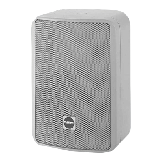 Mackie Monitor Series MR4 Specifications