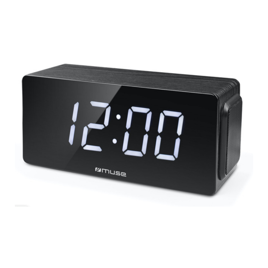 Muse M-190 CR - Clock Radio Pll With Jumbo Display Manual