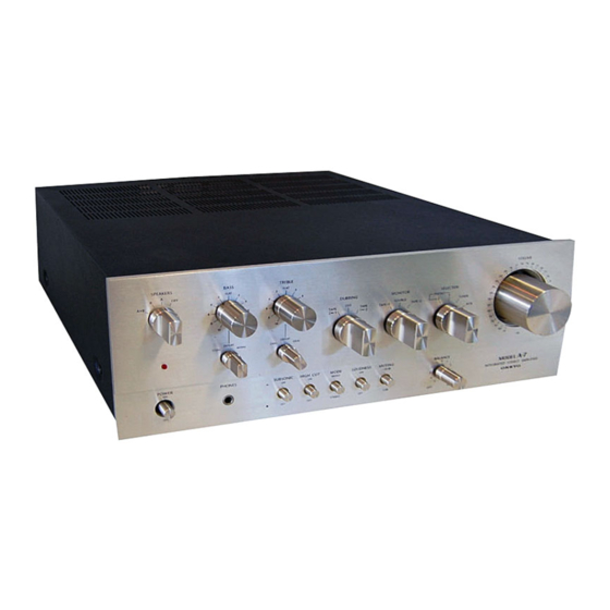 Onkyo A-7 Service Manual