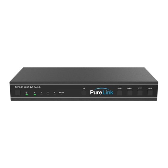 PureLink MVS-41 Manual