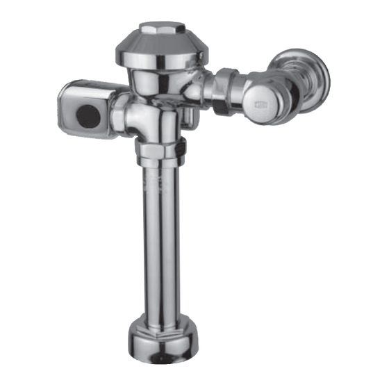 ZURN AquaSense AV ZR Series Installation, Operation, Maintenance And Parts Manual