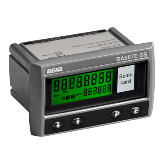 BEKA BA567E-SS Manual