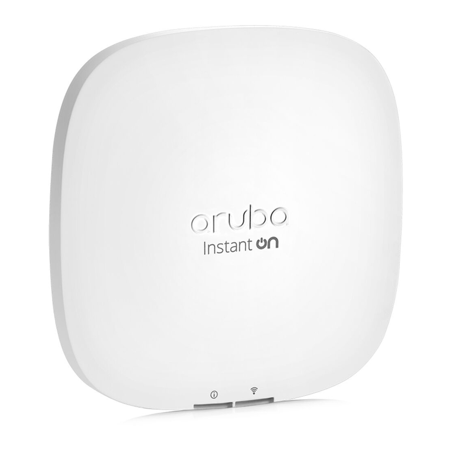Aruba Instant On AP22 Installation Manual