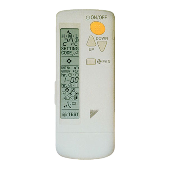 Daikin BRC7CB58 Operation Manual